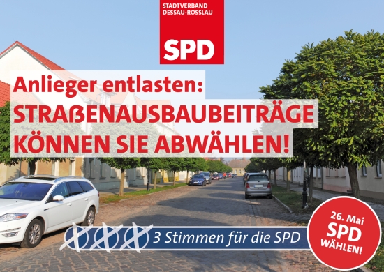 Burgerdialog Zum Thema Strassenausbaubeitrage Spd Dessau Siedlung